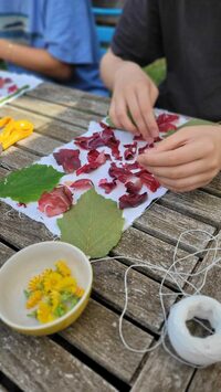 Teinture végétale, du tataki zome et de l’écoprint à Nantes