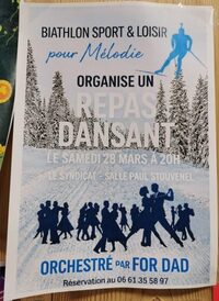 Repas dansant du biathlon sport & loisir à Le Syndicat