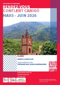 RENDEZ-VOUS PAYS D'ART ET D'HISTOIRE VISITE GUIDÉE - DÉCOUVERTE DE CLARA à Clara-Villerach