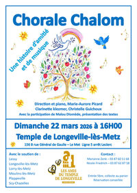 CHALOM " une Histoire d'Amité eb Musique à Longeville-lès-Metz