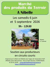 Marché des produits du terroir à Nibelle
