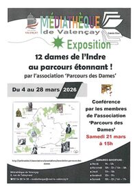 Exposition 12 dames de l'Indre au parcours étonnant ! à Valençay