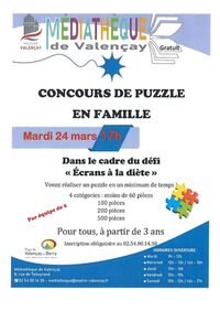 Concours de puzzle à Valençay