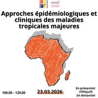 Séminaire - Approches épidémiologiques et cliniques des maladies tropicales maje à Villejuif