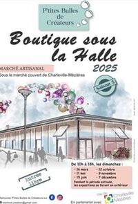 Boutique sous la halle : Marché des créateurs à Charleville-Mézières