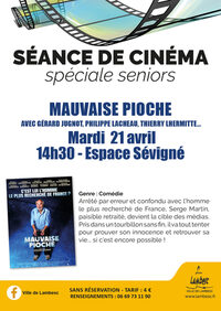 Ciné Seniors - Mauvaise pioche à Lambesc