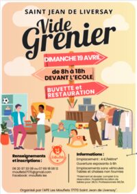 Vide grenier APE les mouflets à Saint-Jean-de-Liversay