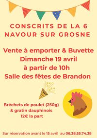 Vente à emporter Bréchets de poulet & gratin dauphinois à Navour-sur-Grosne