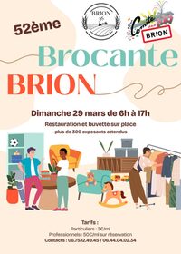 Brocante à Brion