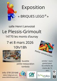 Exposition « Briques Lego®» au Plessis Grimoult à Les Monts d'Aunay