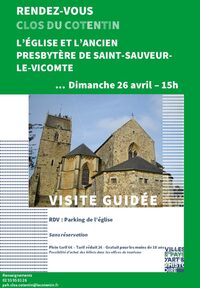 Visite guidée "Les dimanches du patrimoine" à Saint-Sauveur-le-Vicomte