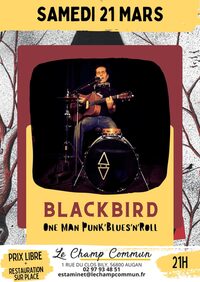 Blackbird - One man Punk’Blues’n’Roll à Augan