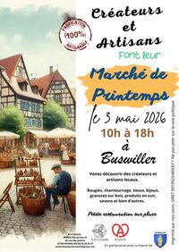 Marché de printemps créateurs et artisans à Buswiller