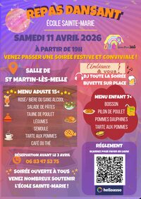 Repas dansant à Saint-Martin-lès-Melle