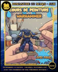 Atelier peinture de figurines à Pertuis