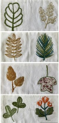 Broderie botanique à Nantes