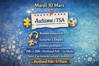 Café-débat : Autisme / TSA à Le Mans