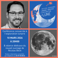 Conférence consacrée à l'exploration lunaire par Nicolas Beck à Épinal