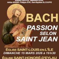 La Passion selon Saint-Jean de J-C Bach à Paris 16e