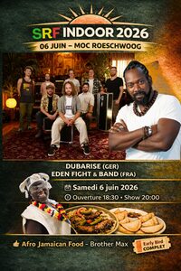Sunshine Reggae Festival – SRF Indoor 2026 à Rœschwoog
