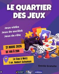 La quartier des jeux à Metz