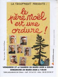 Théâtre "Le Père-Noël est une ordure" à Céaux