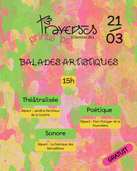 Balades artistiques - Printemps de Traverses à Nantes