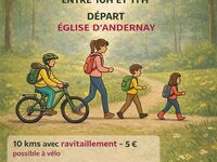 Marche à la campagne à Andernay