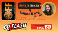 Séance de dédicace de Patrice Réglat-Vizzavona pour "Off" à Chartres