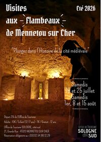 Visite aux flambeaux de la cité médiévale "Thématique historique" à Châtres-sur-Cher