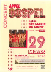 Concert de gospel à Sainte-Marie-du-Mont