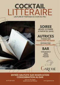 Cocktail littéraire à Livron-sur-Drôme