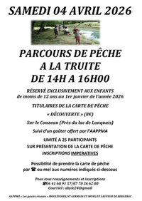 Parcours de pêche à la truite à Lalinde