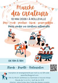 Marché des créateurs à Rolleville