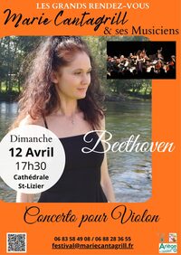Marie Cantagrill, ses Musiciens et le Concerto de Beethoven !! à Saint-Lizier