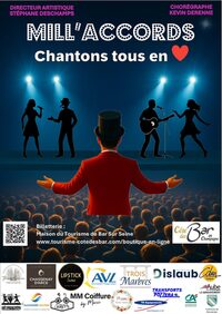 Spectacle de la troupe Mill'Accords à Bar-sur-Seine