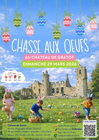 Chasse aux oeufs au Château de Gratot à Gratot