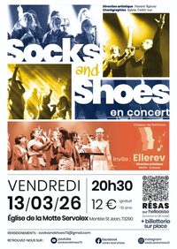Concert des Socks and Shoes et Ellerev à La Motte-Servolex