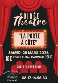 Soirée Théâtre à Jeanménil