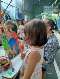 Atelier peinture parent-enfant à Nantes