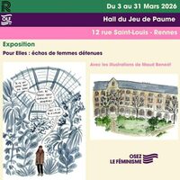 Exposition Pour Elles : échos de femmes détenues à Rennes