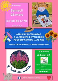 Atelier pastel gras "à la manière de Van Gogh" à Nantes