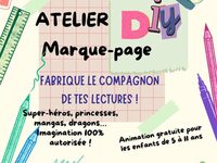 Atelier création de marque-page à Rodemack