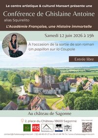 Conférence « L’Académie Française, une Histoire immortelle » à Sagonne