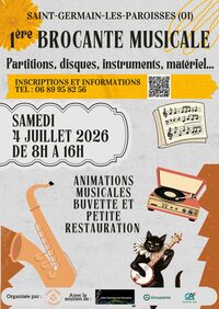 1ère brocante musciale à Saint-Germain-les-Paroisses