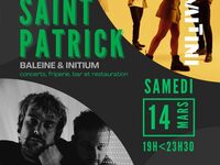 Concerts de la St-Patrick - Baleine & Initium - Brasserie Cheval à Toul