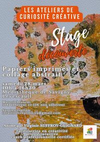 Stage de collage pour adultes à Savigny-Lévescault