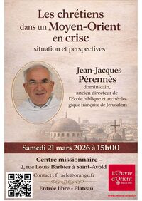 Les chrétiens dans un Moyen-Orient en crise à Saint-Avold