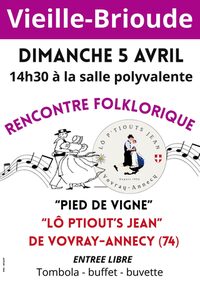 Rencontre folklorique à Vieille-Brioude