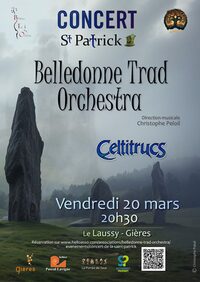 Concert pour la Saint Patrick avec le BTO et Celtitrucs à Gières